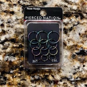 20G Nose ring hoops NWT
